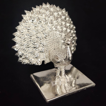 925 Silver Peacock Idol by 
