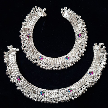 925 silver ghungroo payal by 