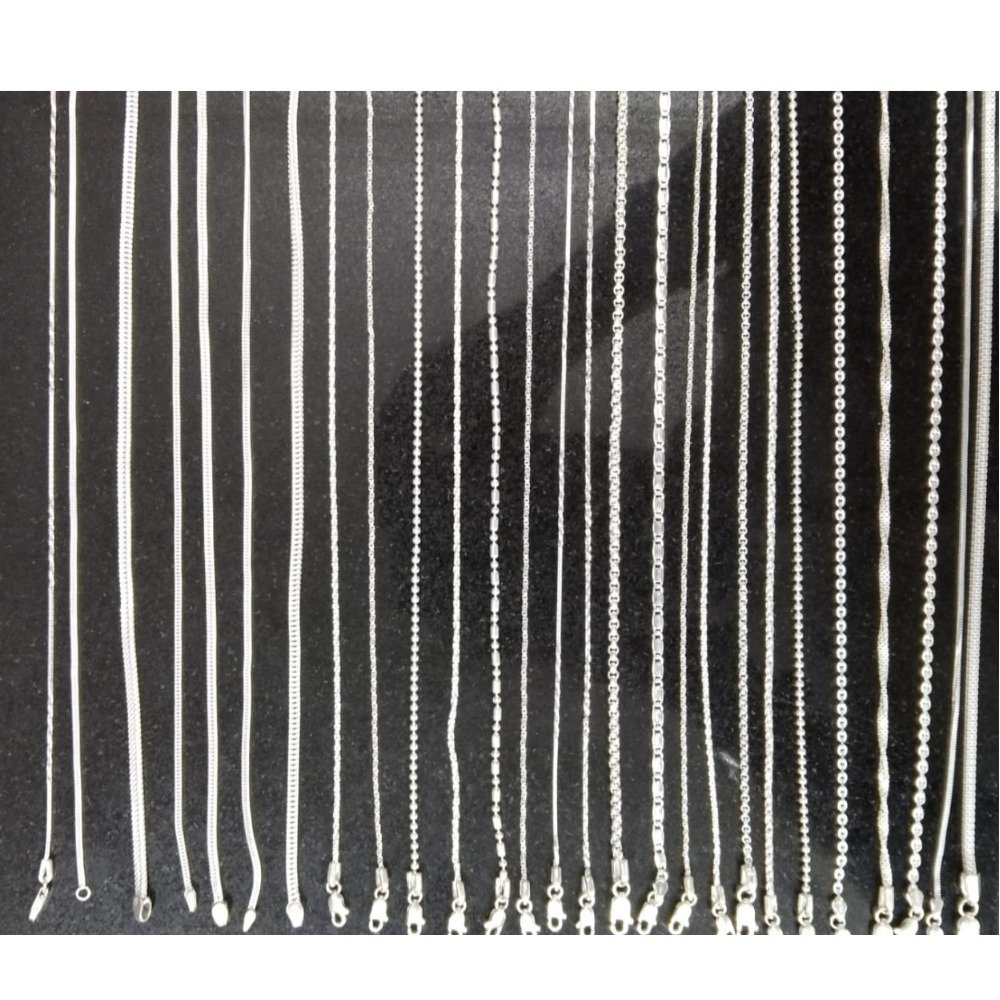 Silver Daily Wear Hallmark Chain 