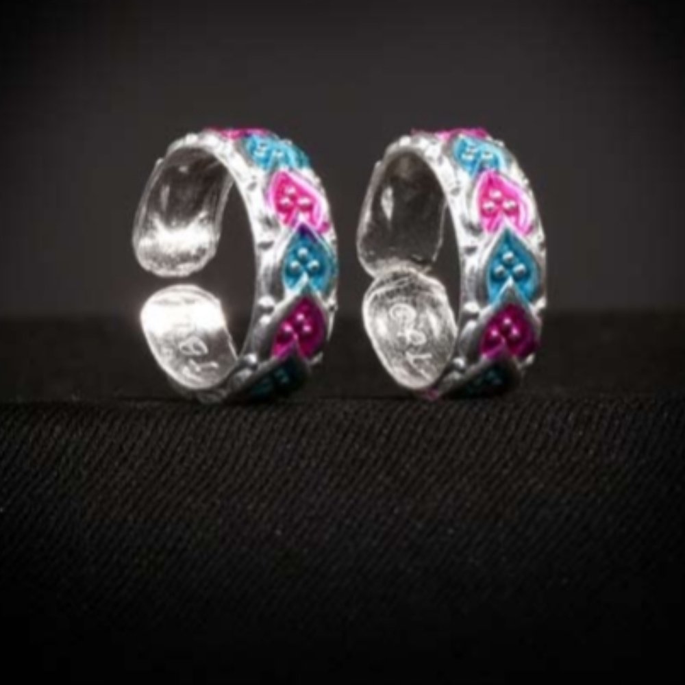 Silver Daily Wear Design Toe Rings